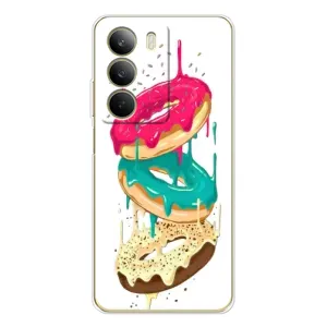 Чехол с изображением вкусной еды для Realme C71 (Сочные пончики)