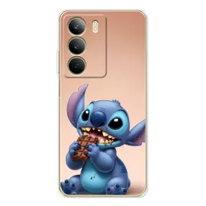 Чехол с рисунком Стич для Realme C71 (Стич с шоколадом)