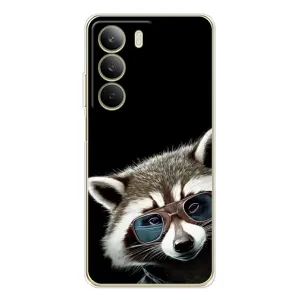 Силіконовий Чохол з Энотами на Realme C71 (Стильний Єнот)