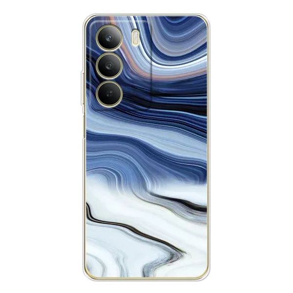Чехол с рисунком «Светлый мрамор» для Realme C71