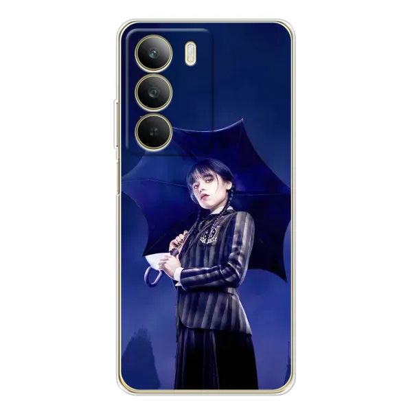 Чехол с рисунком «Уэнсдей с зонтом» для Realme C71 Чехол с рисунком «Уэнсдей с зонтом» для Realme C71