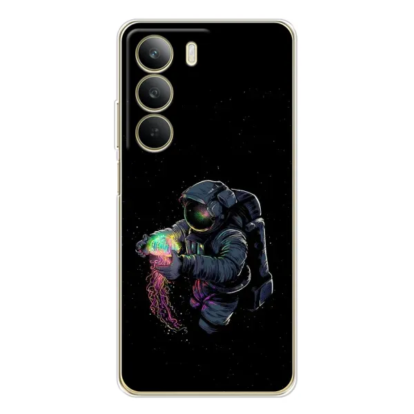 Чехол с рисунком «В руках земля» для Realme C71 Чехол с рисунком «В руках земля» для Realme C71