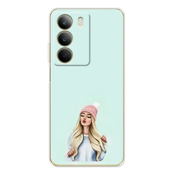 Чехол с рисунком «В шапке» для Realme C71