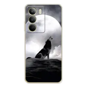 Чохол з Вовком на Realme C71 (Вовк і місяць)
