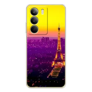 Чехол с Эйфелевой башней на Realme C71 (Яркая башня)