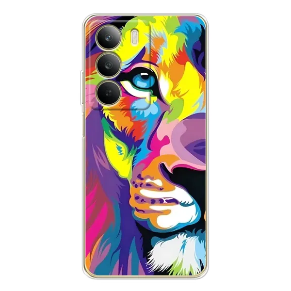 Чехол с рисунком «Яркий Лев» для Realme C71