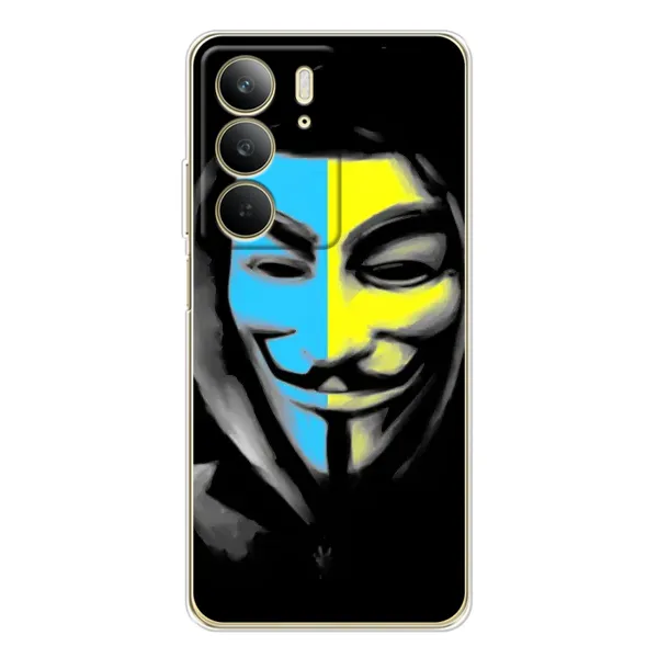 Чехол с рисунком «Анонимус патриот» для Realme C73 5G Чехол с рисунком «Анонимус патриот» для Realme C73 5G