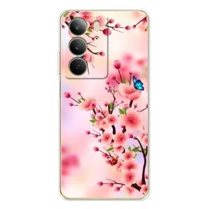 Чохол з картинкою Сакури на Realme C73 5G (Метелики на сакурі)