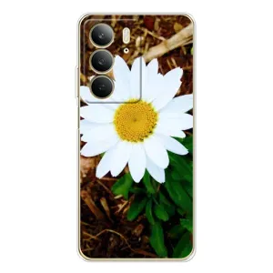 Чохол з ромашками на Realme C73 5G (Біла ромашка)
