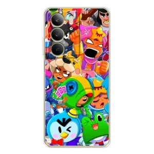 Силиконовый Чехол на Realme C73 5G с картинкой Brawl Stars (Brawl-Stars)