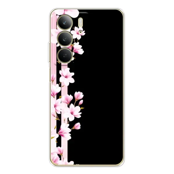 Чехол с рисунком «Цветочки» для Realme C73 5G