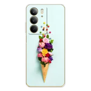 Чохли з тематикою "КВІТИ" на Realme C73 5G (Квітка-морозиво)