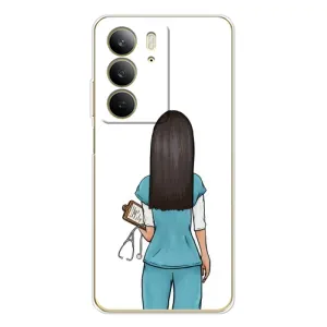 Силіконовий бампер (Працівники) на Realme C73 5G (Лікар)