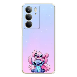Чехол с рисунком Стич для Realme C73 5G (Энджл и Стич)