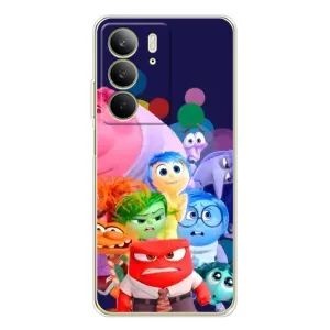 Чехол Головоломка для Realme C73 5G - (AlphaPrint) (Герои головоломки)