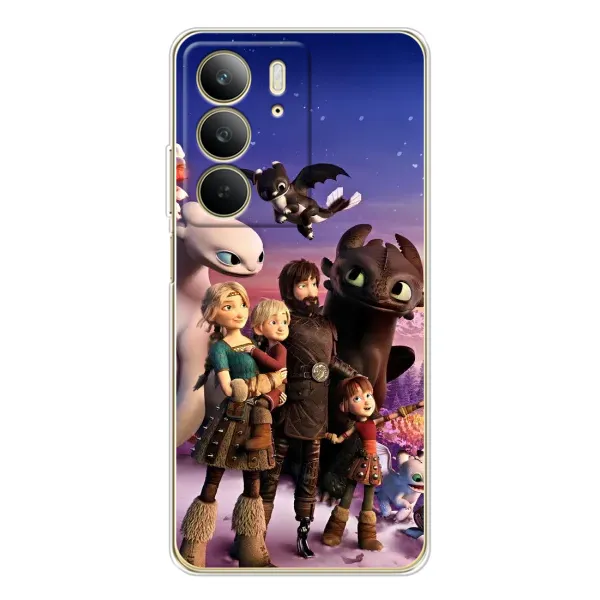 Чехол с рисунком «Герои дракона» для Realme C73 5G Чехол с рисунком «Герои дракона» для Realme C73 5G