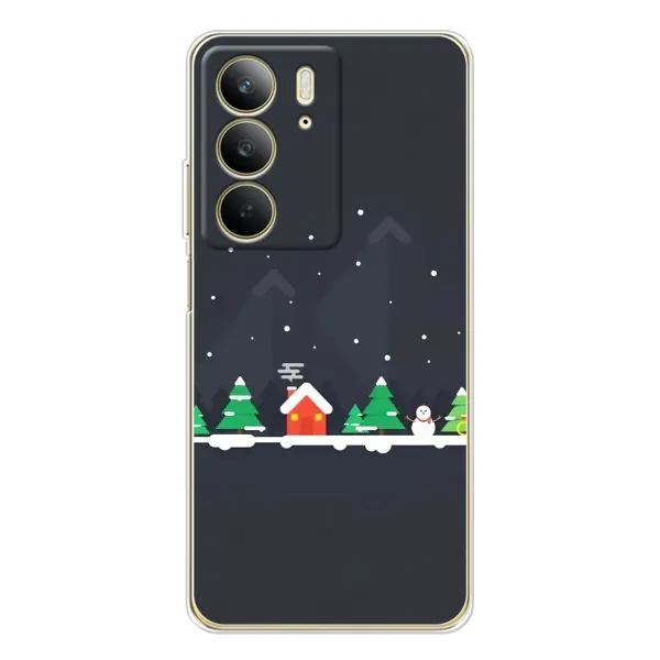 Чехол с рисунком «Город зимний» для Realme C73 5G Чехол с рисунком «Город зимний» для Realme C73 5G