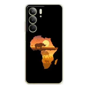 Летний Чехол на Realme C73 5G (Карта)