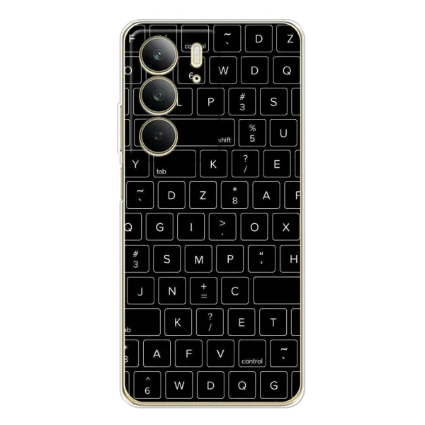 Чехол с рисунком «Клавиатура» для Realme C73 5G Чехол с рисунком «Клавиатура» для Realme C73 5G