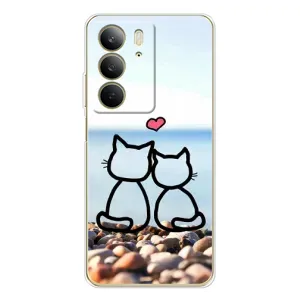Силіконові Чохли Коханій людині для Realme C73 5G (Котейки)