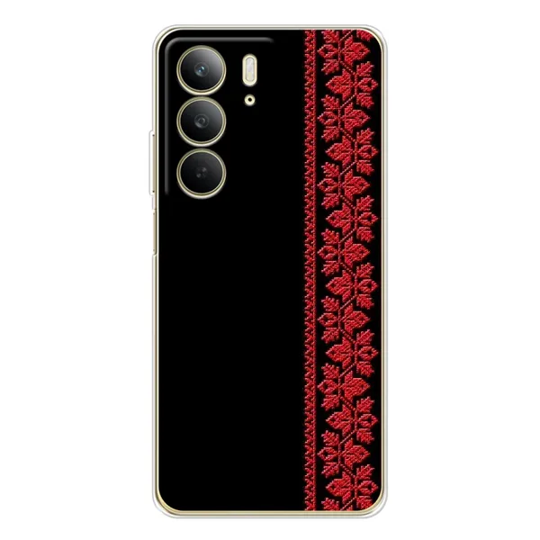 Чехол с рисунком «Красная Вышиванка» для Realme C73 5G Чехол с рисунком «Красная Вышиванка» для Realme C73 5G