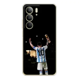 Чехлы Лео Месси Аргентина для Realme C73 5G (Лео Чемпион)
