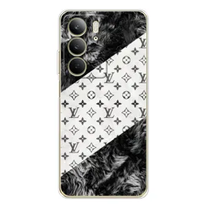 Чехол Стиль Louis Vuitton на Realme C73 5G (LV на белом)