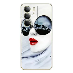 Чехол с картинкой Модные Девчонки Realme C73 5G (Любительница коней)