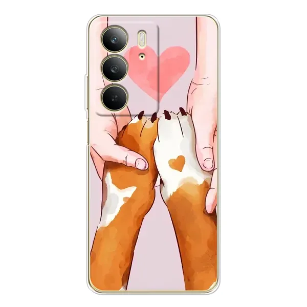 Чехол с рисунком «Любовь к собакам» для Realme C73 5G Чехол с рисунком «Любовь к собакам» для Realme C73 5G