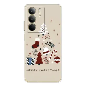 Чехол Санта Клаус для Realme C73 5G (Merry Christmas)