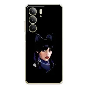 Чехлы с принтом Уэнсдей на Realme C73 5G (Милая Уэнсдей)