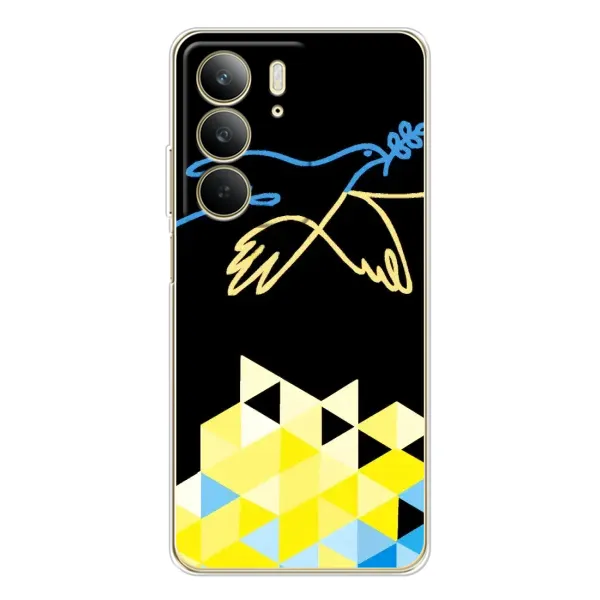Чехол с рисунком «Мир для Украины» для Realme C73 5G Чехол с рисунком «Мир для Украины» для Realme C73 5G