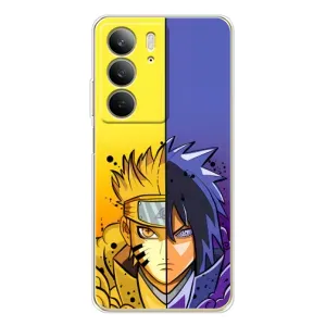 Купить Чехлы на телефон с принтом Anime для Realme C73 5G (Naruto Vs Sasuke)