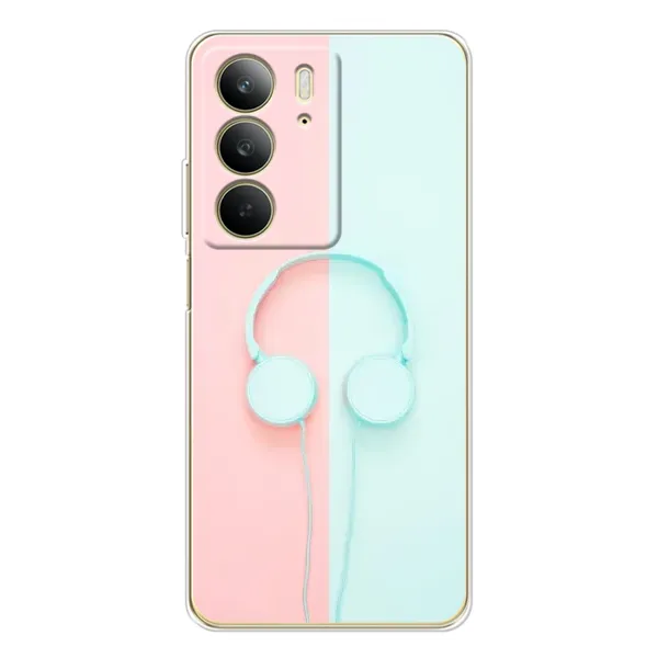 Чехол с рисунком «Наушники» для Realme C73 5G Чехол с рисунком «Наушники» для Realme C73 5G