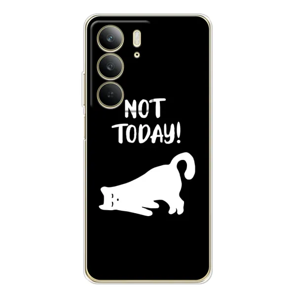 Чехол с рисунком «Not Today» для Realme C73 5G Чехол с рисунком «Not Today» для Realme C73 5G
