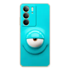 Силиконовые Чехлы (смешные стикеры) для Realme C73 5G (Одноглазик)