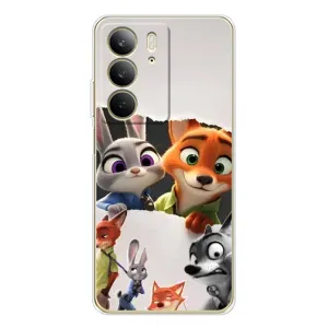 Силиконовый чехол с принтом Зоотрополіс для Realme C73 5G (Персонажи Зоо)