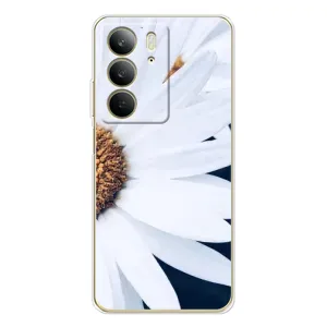 Чохол з ромашками на Realme C73 5G (Пів ромашки)