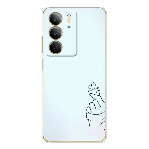 Чехол с рисунком «Сердце на голубом» для Realme C73 5G Чехол с рисунком «Сердце на голубом» для Realme C73 5G