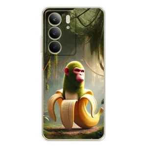 Чехол с мемами тралалело тралала для Realme C73 5G (Шимпанзини бананини)