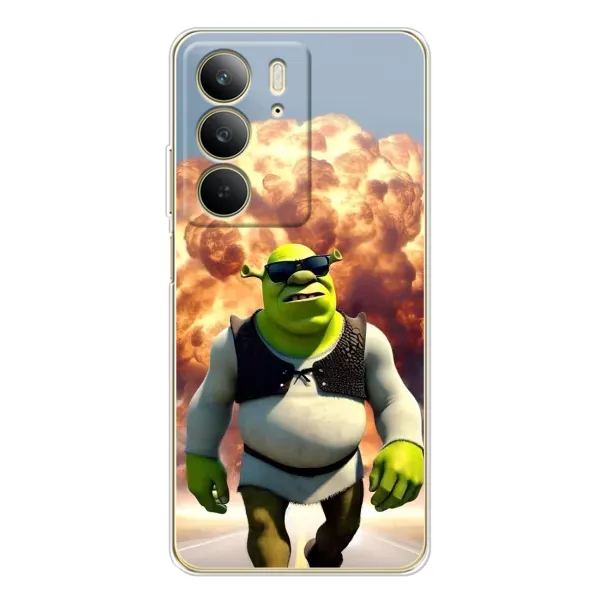Чехол с рисунком «Эпичный взрыв Шрек» для Realme C73 5G Чехол с рисунком «Эпичный взрыв Шрек» для Realme C73 5G