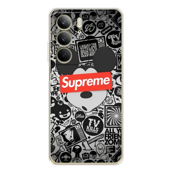 Чехол с рисунком «Supreme Маус» для Realme C73 5G