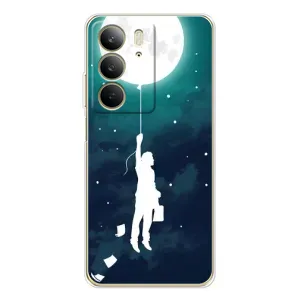 Чехол (ТПУ) с планетами на Realme C73 5G (To The moon)