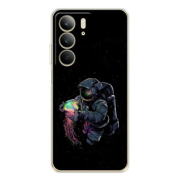 Чехол с рисунком «В руках земля» для Realme C73 5G