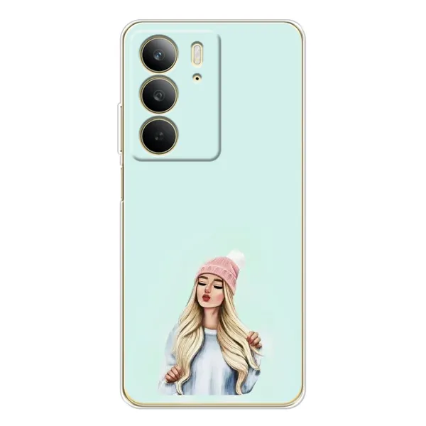 Чехол с рисунком «В шапке» для Realme C73 5G Чехол с рисунком «В шапке» для Realme C73 5G
