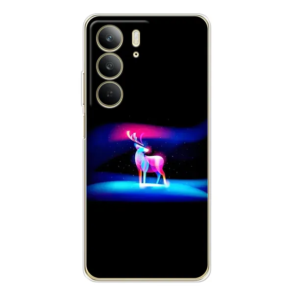Чехол с рисунком «Яркий олень» для Realme C73 5G