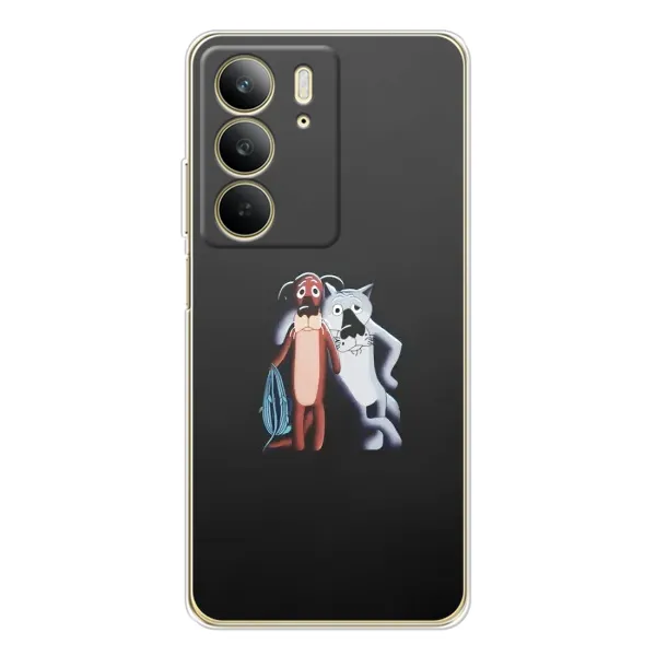 Чехол с рисунком «Шо, опять» для Realme C73 5G