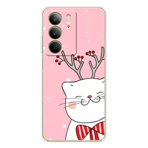 Чохол на тематику: Коти для Realme C73 5G (Зимовий кіт)
