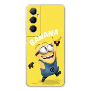 Мультяшний принт на Чохол для Реалмі С75 (Banana)