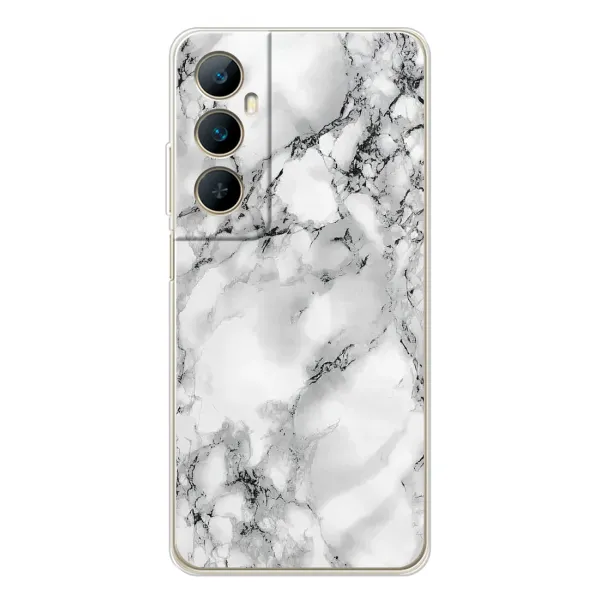 Чехол с рисунком «Белый мрамор» для Realme C75 Чехол с рисунком «Белый мрамор» для Realme C75